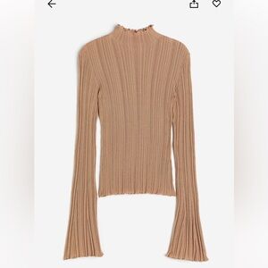 Rib knit mock turtleneck. *never worn*